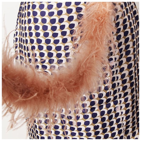 Feather Wrap Geometric Print Skirt - Picture 7 of 7